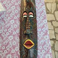 Maschera Etnica Tribale in legno 103x17 cm
