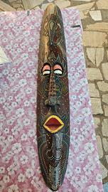 Maschera Etnica Tribale in legno 103x17 cm