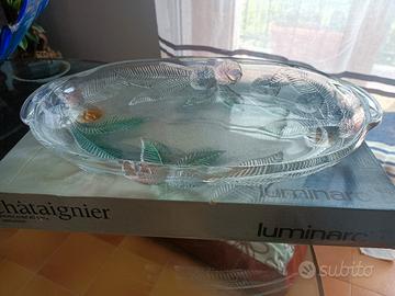 Piatto 40 cm decorato policromo in rilievo ARC