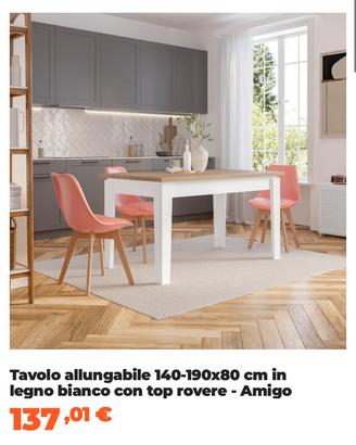 Tavolo allungabile