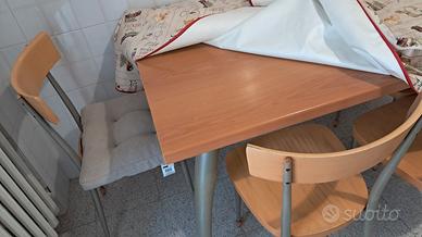 tavolo e 4 sedie 80 x 120