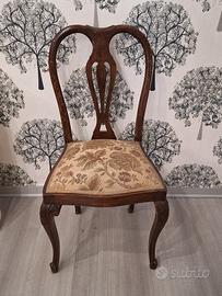 sedia Chippendale vintage 