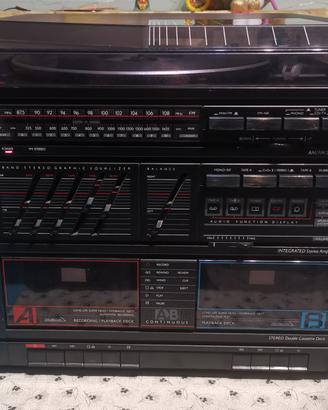 Impianto stereo compatto Philips F1662 vintage 