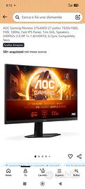 Monitor Gaming FHD 180HZ 