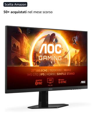 Monitor Gaming FHD 180HZ 