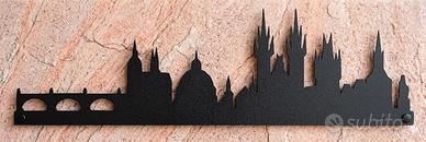 Skyline Praga Alluminio - Design Parete Tavolo