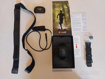 Sportwatch PolarV800 Nero-Fascia Cardio-Sensore H7