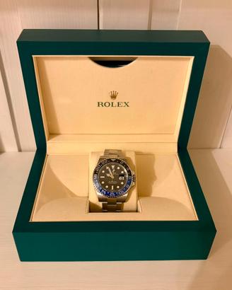 Rolex GMT Master 2 Batman 2018 MAI LUCIDATO