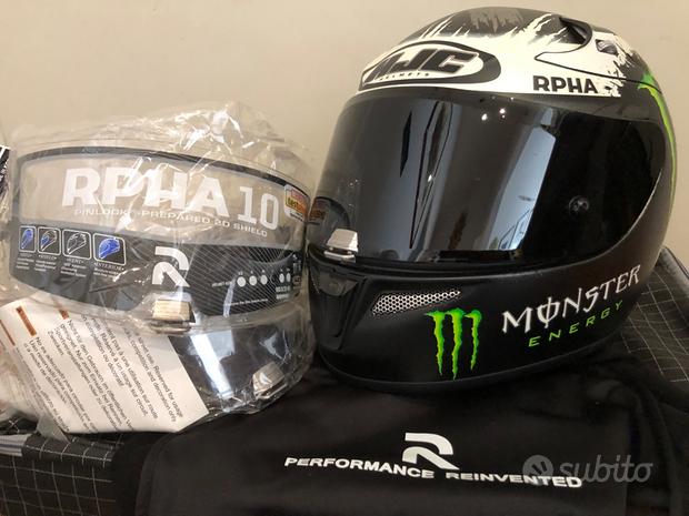 Casco HJC RPHA 10 Plus Jorge Lorenzo Ghost Fuera