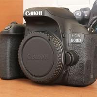 Canon EOS 800D NUOVA 1.500 Scatti corpo