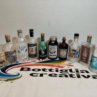 LOTTO MIX GIN TEMA ANIMALI 12 BOTTIGLIE VUOTE 