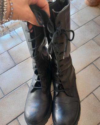 Stivali anfibi da donna