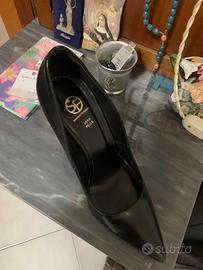 Décolleté nero pelle  37