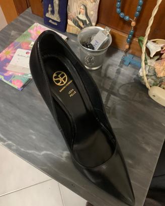 Décolleté nero pelle  37