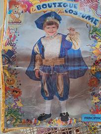 Vestito Carnevale Principe azzurro 2-3 anni