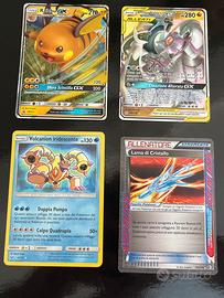 Carte Pokemon rare e GX - Lotto 7