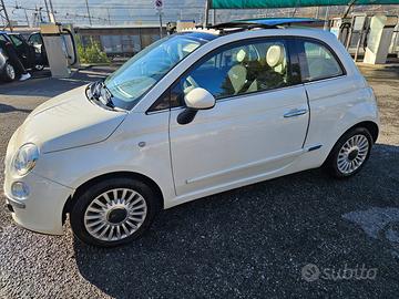 Fiat 500 Lounge 1.2 - 2009 - tetto apribile -