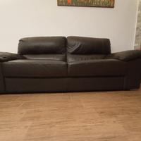 Divano vera pelle Poltrone e Sofa'