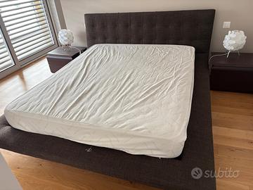 Letto matrimoniale poliform modello reverbed con c