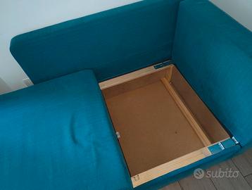 Divano letto singolo con contenitore modello ikea