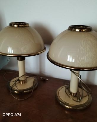 3 lampade fabbian vetro murano anni 60 vintage