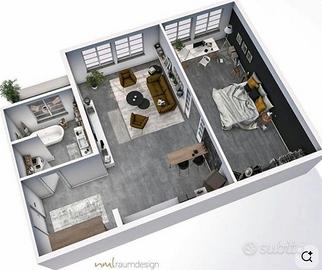 2Locali a Cesano Maderno balcone posto auto