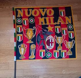 Bandiera Nuovo Milan vintage 1979 decimo scudetto