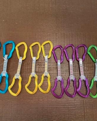 Rinvii arrampicata 12 pz
