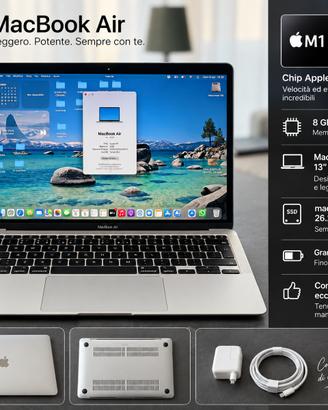 MacBook Air M1 – 8 GB – Perfetto