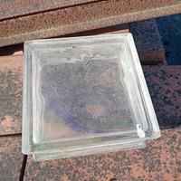 mattoni in vetro (vetromattoni) 19x19x8 cm