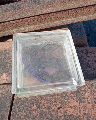 mattoni in vetro (vetromattoni) 19x19x8 cm