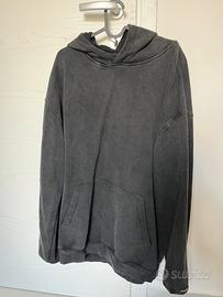 Felpa uomo grigia hoodie oversize EL DON M
