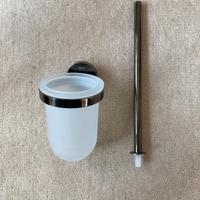 Grohe Essentials set portascopino WC hard graphite