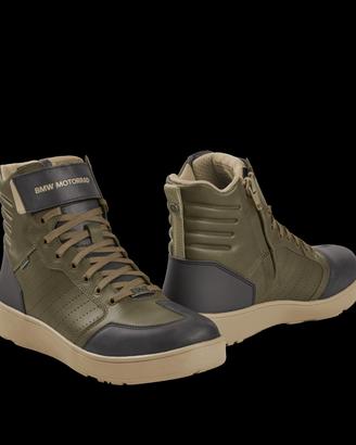 scarpe da moto bmw sneaker seoul gtx verde oliva t
