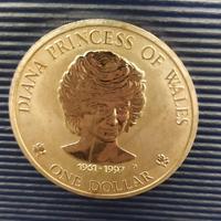 1997-Cook Island argento PROOF 999 -Lady Diana