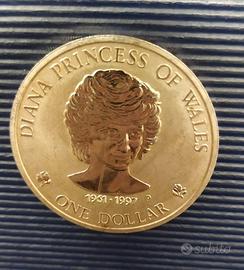 1997-Cook Island argento PROOF 999 -Lady Diana