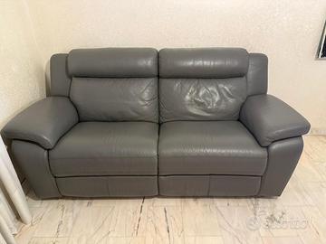 Divano Poltrone sofà in pelle