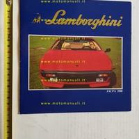 Lamborghini Jalpa 1981 depliant epoca originale