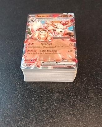 Mazzo +100 carte Pokemon con carta EX