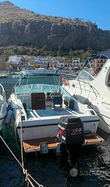 Barca Eolo cabinata a motore