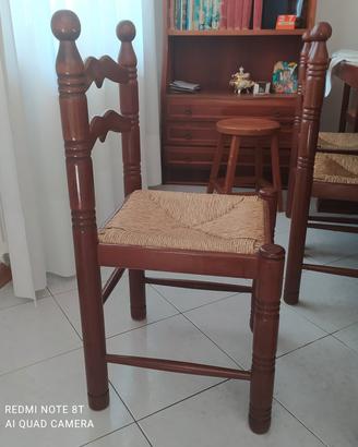 Sedie in legno