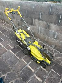 Ryobi tagliaerba ibrido BATTERIA/CAVO 18Vx2 o 220v