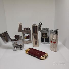Lotto accendini metallici di design da collezione