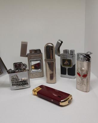 Lotto accendini metallici di design da collezione