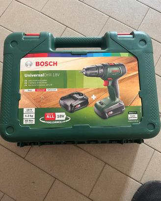 Universaldrill 18v Bosch con 2 batterie (Nuovo)