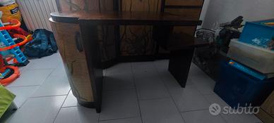 scrivania in legno antica