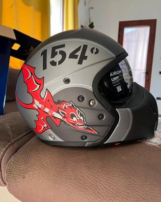 CASCO AIROH Aeronautica Militare Diavoli Rossi
