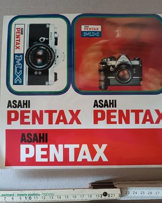 Pentax set adesivi vintage anni 70 80 