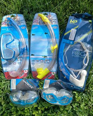 Lotto Attrezzatura Nuoto e Snorkeling