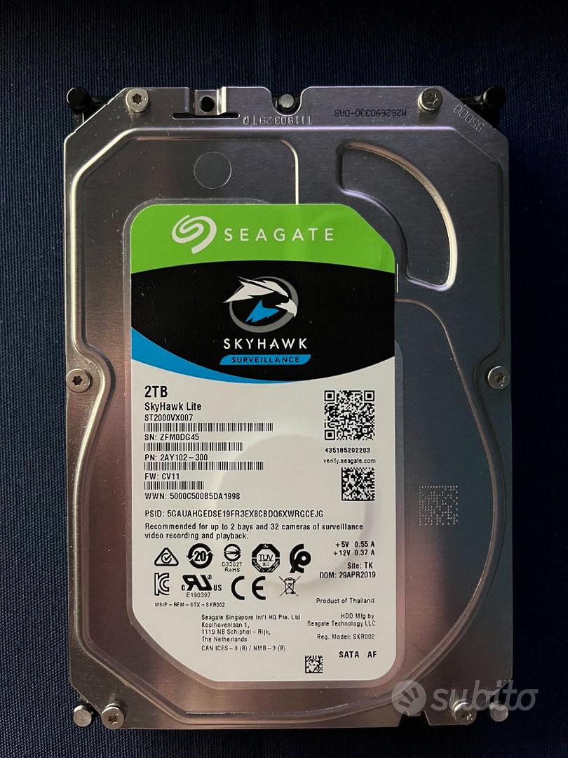 Due HDD da 2 TB Seagate SkyHawk Lite ST2000VX007 - Informatica In